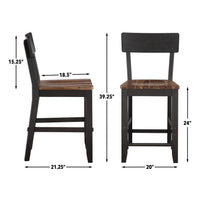 Bermuda 6-Piece Counter Dining Set