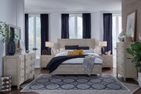 Magnussen Home Sheridan Limestone California King Panel Bed