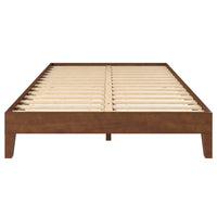 Nix Solid Wood Full Platform bed, Natural