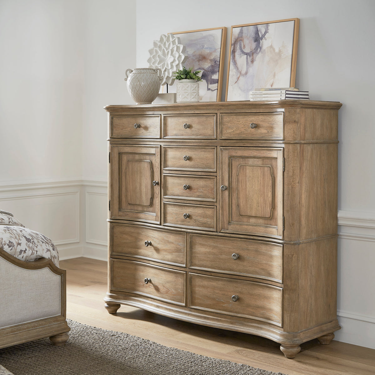 Pulaski Weston Hills Flax Seed 10 Drawer Master Chest