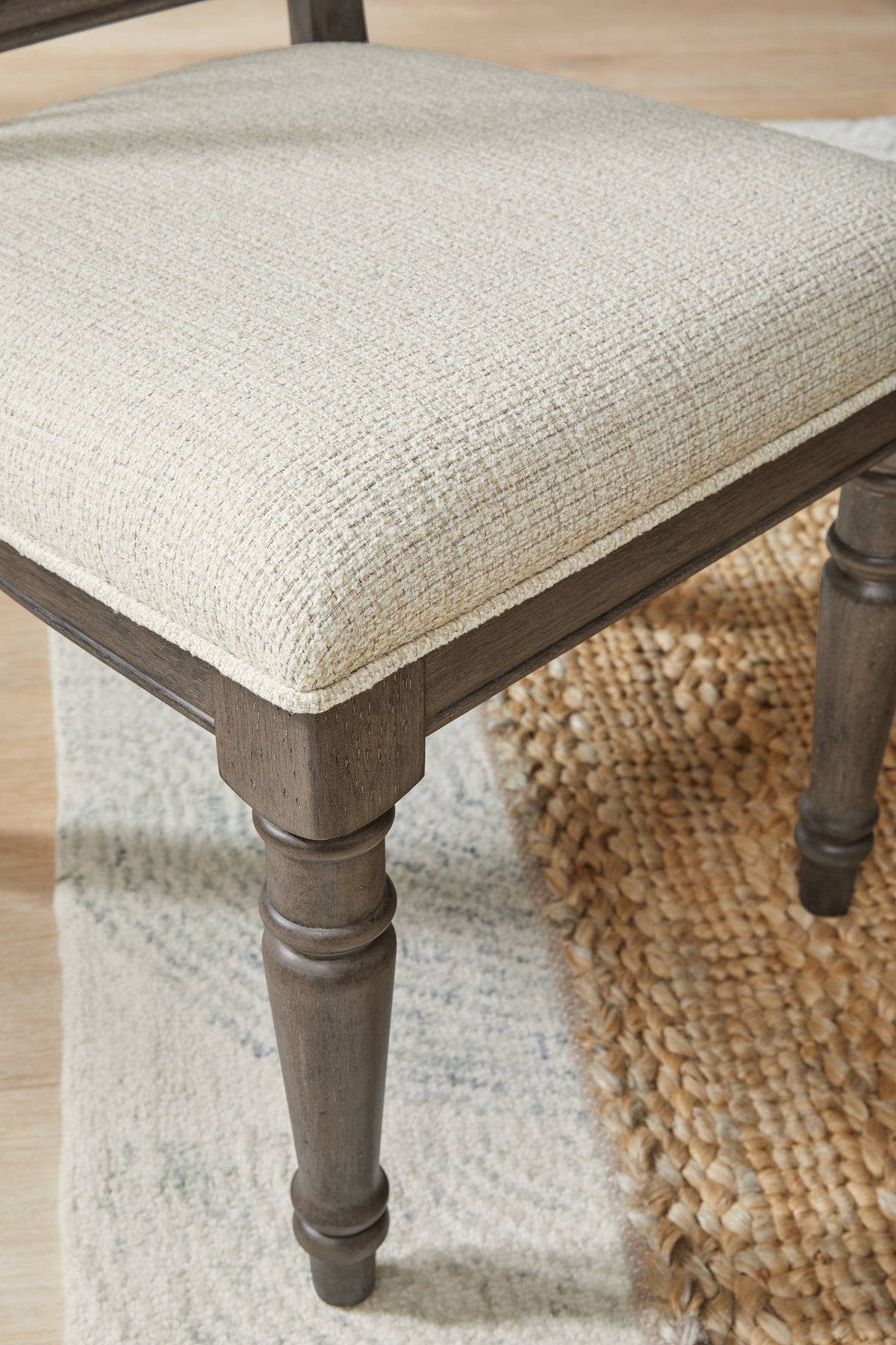 Pulaski Madison Ridge Natural Bark Extendable Leg Dining Table With 4 Side Chairs 2 Host Chairs And Server